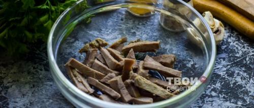 Салат с языком и грибами. Как приготовить Салат с языком и грибами