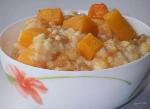 Пшенная каша с тыквой на воде. Рецепт пшенной каши с тыквой на воде в кастрюле