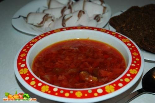 Борщ в мультиварке Панасоник