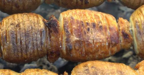 Шашлык с картошкой. Шашлык из картофеля, который съедается быстрее мясного!