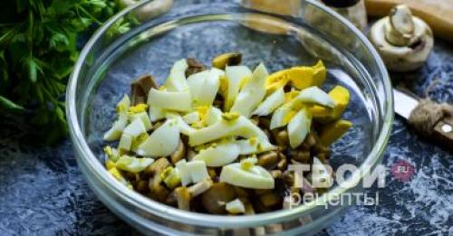 Салат с языком и грибами. Как приготовить Салат с языком и грибами