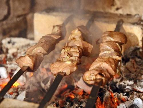 Шашлык из карбоната с беконом и сливочным маслом. Способ приготовления: 01 Шашлык из карбоната с беконом и сливочным маслом. Способ приготовления: 01