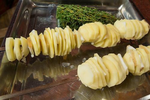 Шашлык с картошкой и Салом на шампуре. Картошка на шампурах на Мангале (картофельный шашлык)