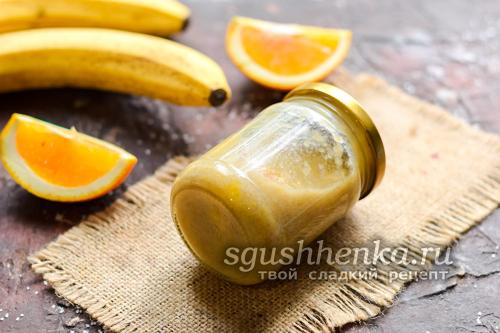 Варенье из бананов и апельсинов. Банановое варенье с апельсином на зиму