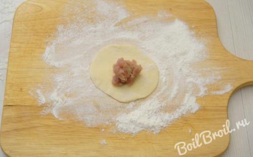 Пельмени с рыбой и сыром. Ингредиенты