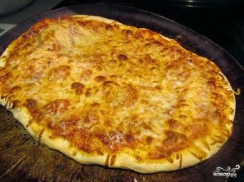 Быстрое тесто для пиццы. Быстрое тесто на пиццу