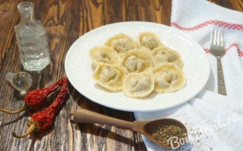 Пельмени с рыбой и сыром. Ингредиенты