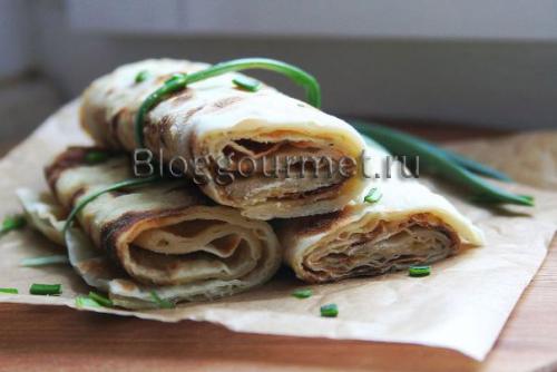 Пресные лепешки с картошкой.