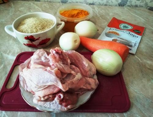 Плов из куриных бедер. Плов из куриных бедрышек 16 Плов из куриных бедер. Плов из куриных бедрышек 16