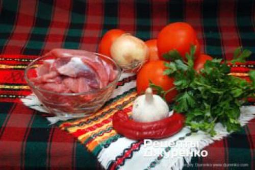 Мясные шарики на сковороде. Ингредиенты для мясных шариков (10-12 шт)