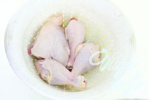 Курица жареная с пюре. Курочка жареная с картофельным пюре 03