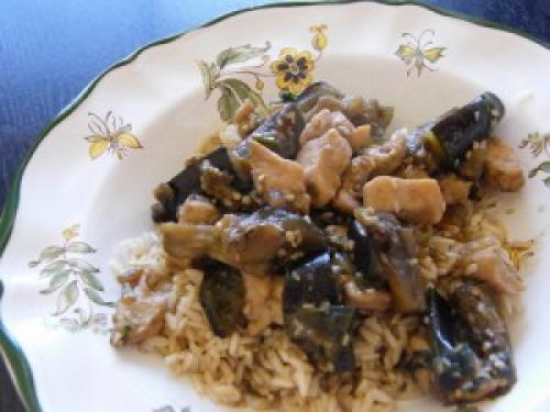 Баклажаны с мясом в мультиварке