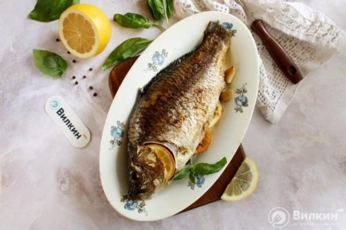 Карп запеченный в духовке целиком в фольге. Карп в фольге в духовке