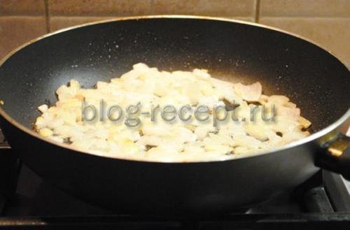 Жареная картошка с грибами. Ингредиенты: