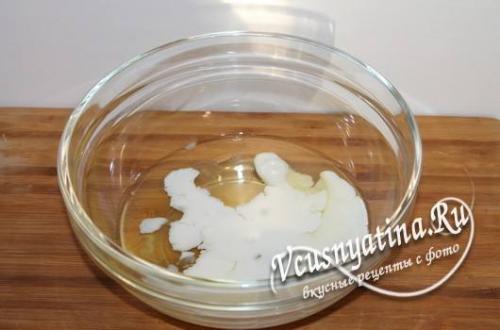 Омлет из белков в духовке