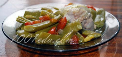 Курица со стручковой фасолью в сливочном соусе. 18 Курица со стручковой фасолью в сливочном соусе. 18