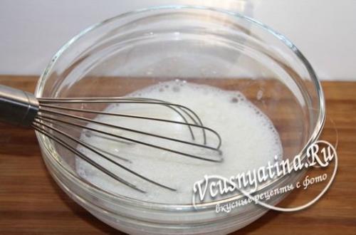 Омлет из белков в духовке