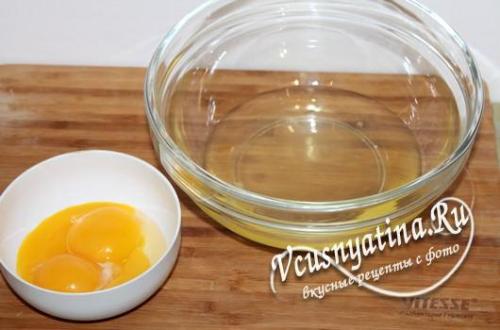 Омлет из белков в духовке