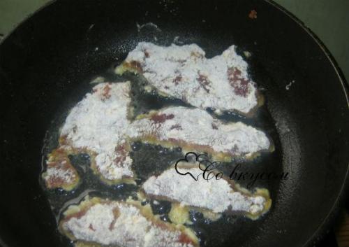 Отбивные из свиной печени