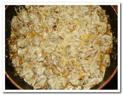 Печень свиная рецепт с майонезом. Печень говяжья с майонезом