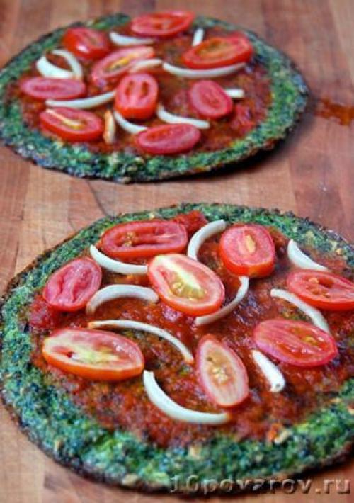 Пицца тесто из брокколи. Диетическая пицца с основой из брокколи