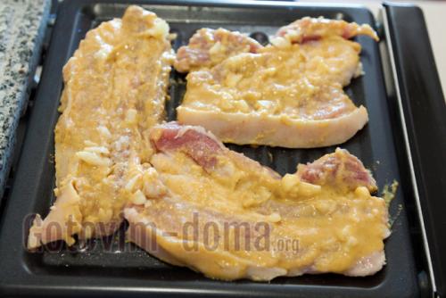 Свиной антрекот на электрогриле. Свинина на электрогриле, рецепт с фото