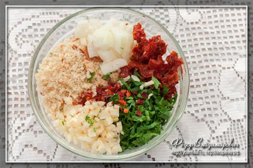 Свинина с вялеными помидорами рецепт.