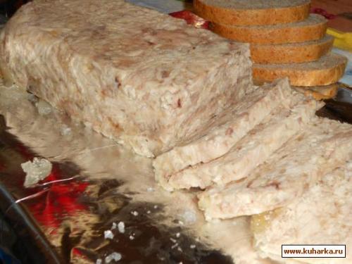Мясо прессованное в ветчиннице. 10 Мясо прессованное в ветчиннице. 10