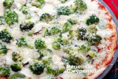 Пицца с брокколи и курицей 22 Пицца с брокколи и курицей 22
