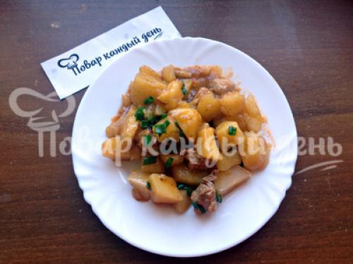 Картошка с мясом в Русской печи. Свинина с картошкой из Русской печи 19 Картошка с мясом в Русской печи. Свинина с картошкой из Русской печи 19