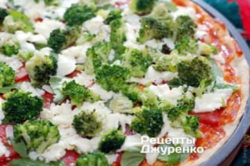 Пицца с брокколи и курицей 21 Пицца с брокколи и курицей 21