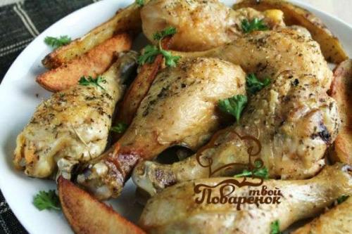 Куриные ножки на сковороде. Как потушить ножки курицы на сковороде с чесноком