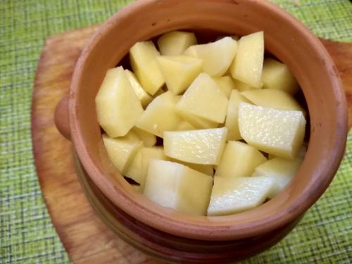 Блюда в горшочках в Русской печи. Мясо с картошкой в горшочках