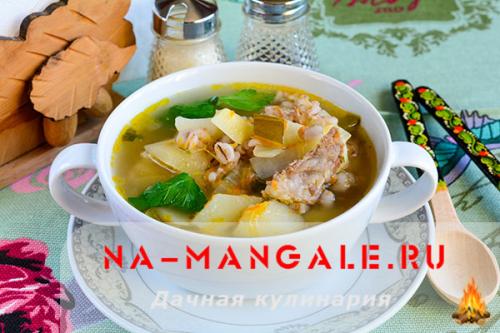 Как готовить рассольник с перловкой. Рассольник со свининой