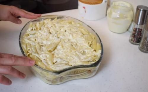 Запеканка, как в детском саду из макарон с фаршем. Нежный и экономичный рецепт 08