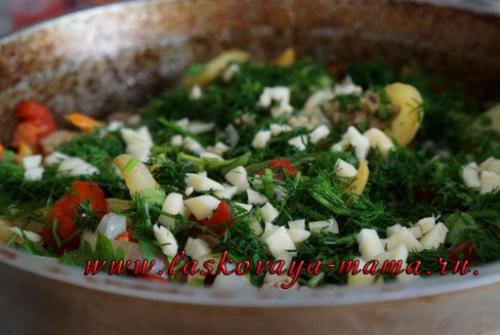 Чахохбили из курицы с перцем. Чахохбили из курицы с болгарским перцем