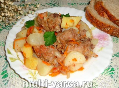 Куриные шейки рецепты в мультиварке. Куриные шейки с картошкой в мультиварке