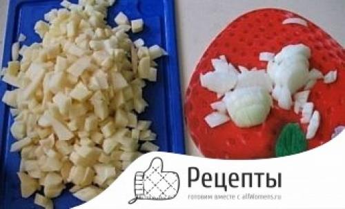 Жареная картошка с беконом и грибами. Жареная картошка с опятами и беконом 03 Жареная картошка с беконом и грибами. Жареная картошка с опятами и беконом 03