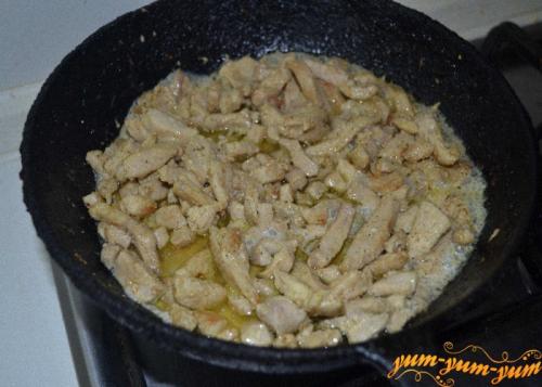 Макароны с индейкой и сыром. Спагетти с индейкой и сыром