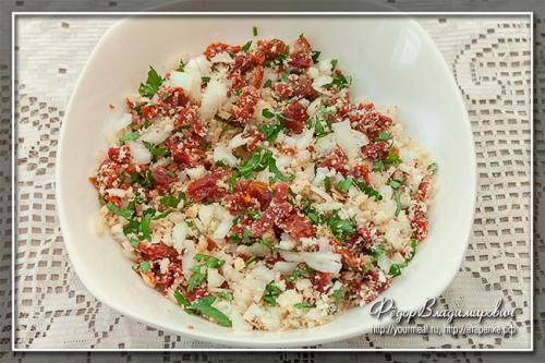 Рецепт мясо с вялеными помидорами.