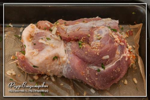 Рецепт мясо с вялеными помидорами.