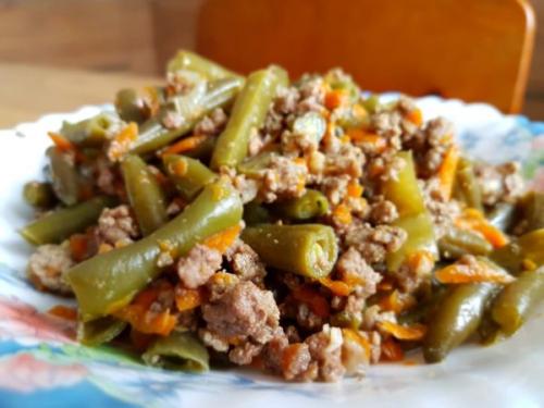 Рагу с фаршем и фасолью. Мексиканское рагу с мясным фаршем и фасолью – пошаговый фоторецепт 13 Рагу с фаршем и фасолью. Мексиканское рагу с мясным фаршем и фасолью – пошаговый фоторецепт 13