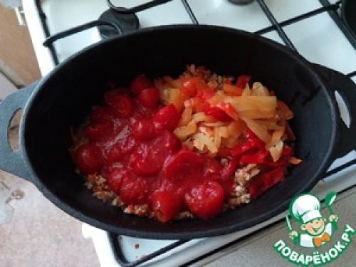 Фасоль с фаршем по-мексикански. Фасоль стручковая с фаршем по-мексикански