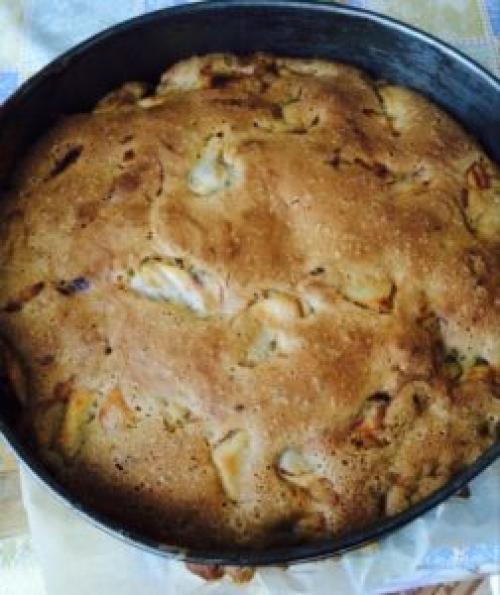 Шарлотка с ежевикой и яблоками. Пирог с ежевикой и яблоками