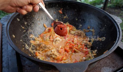 Чахохбили по-грузински. Чахохбили из курицы по-грузински. Мой пошаговый рецепт с фото