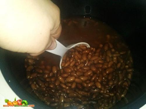 Фасоль с мясом и грибами в мультиварке. Приготовление мяса с фасолью в мультиварке