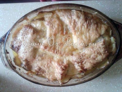 Форель в майонезе в духовке. Форель запеченная в духовке с картофелем под сыром и майонезом