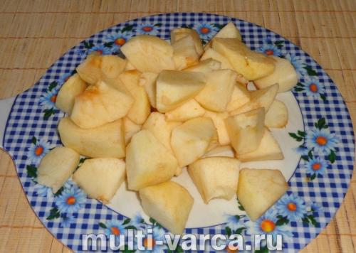 Индейка тушеная с яблоками рецепт. Индейка тушеная с яблоками 07