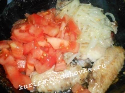 Как приготовить чахохбили из курицы в духовке. Чахохбили из курицы