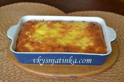 Запеканка из картофельного пюре с сосисками. Картофельная запеканка с сосисками 09